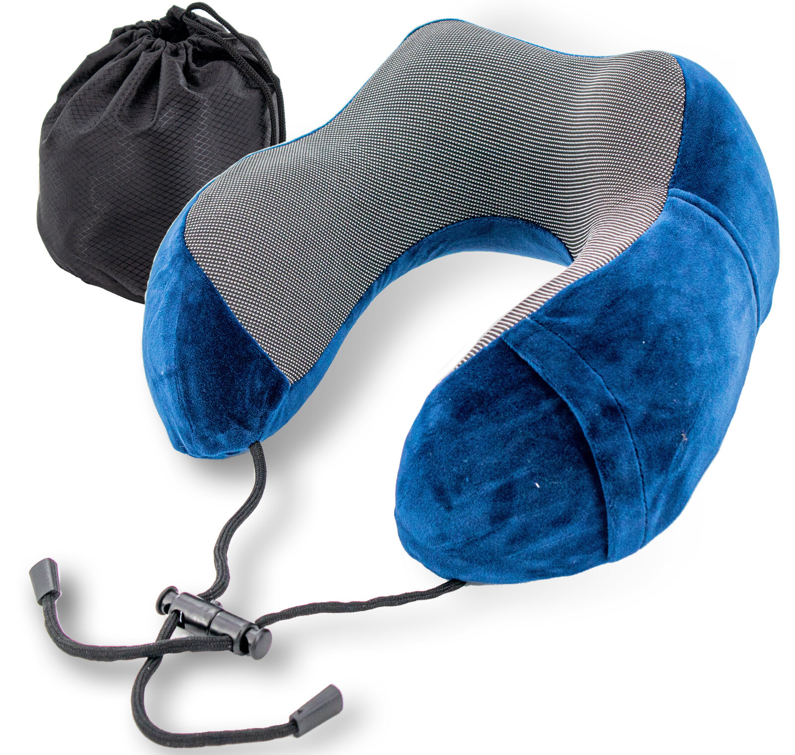 Memory Foam Travel Pillow Orthopedic Head Neck Pain Relief 360 Neck Pillow