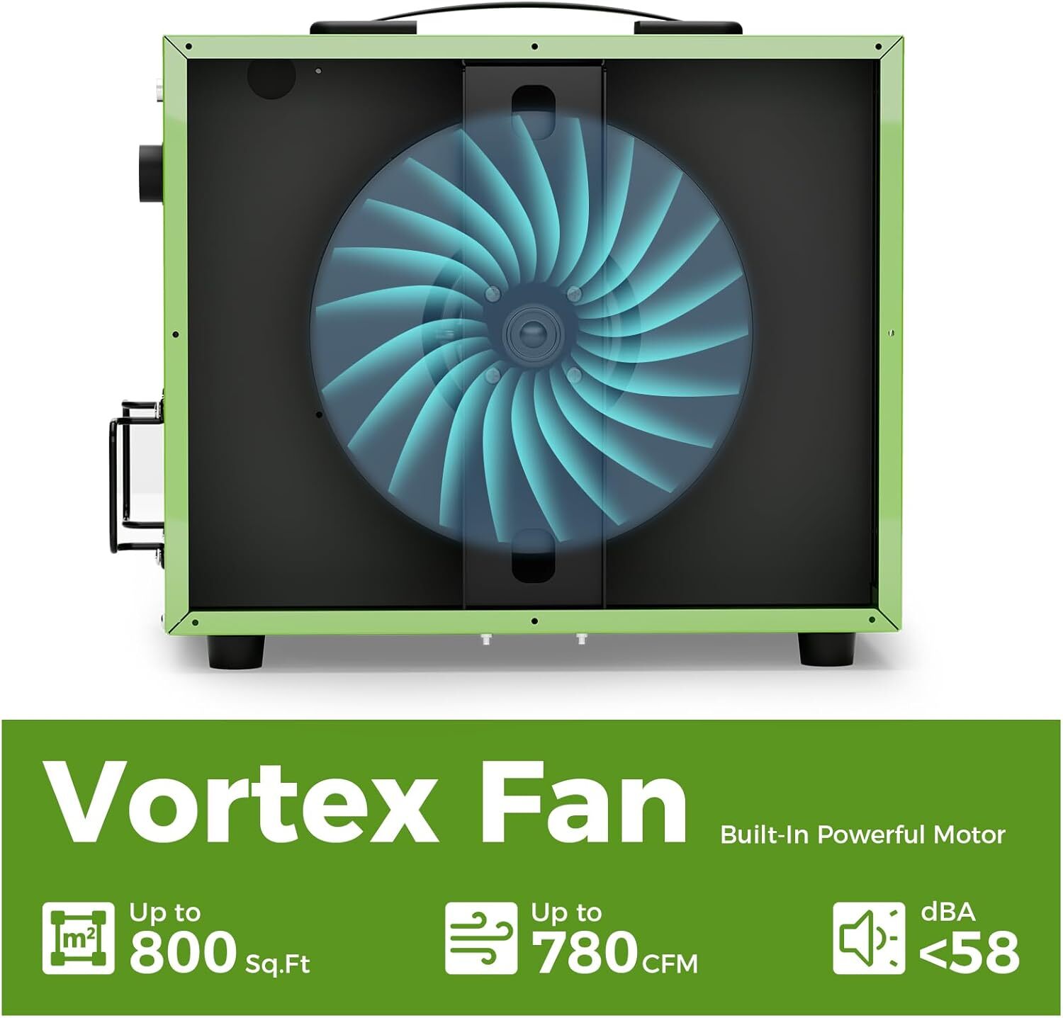 ALORAIR Purecare 780S Air Filtration Systems Dust Collectors Portable Movable