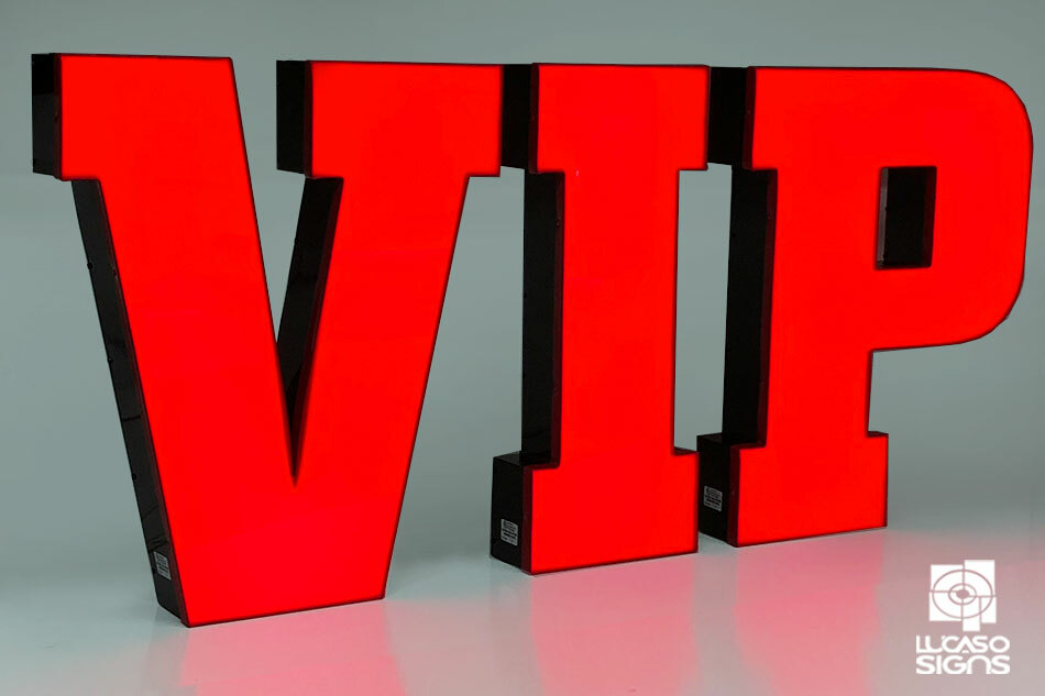 Custom Led Letters Illuminated Signs for Business Outdoor signage