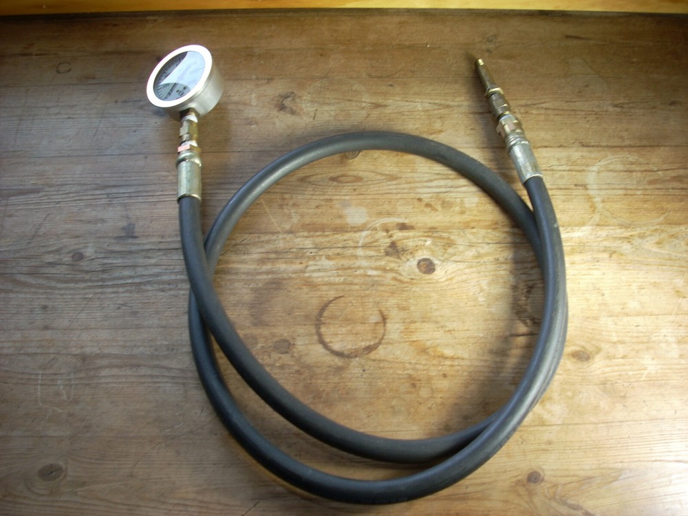 Precision Compression Gauge & Hydraulic Hose 3000 PSI