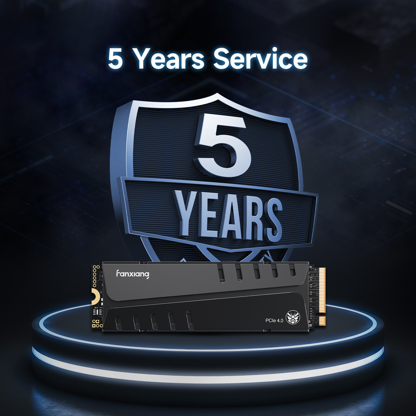 Fanxiang 4TB 2TB 1TB SSD Gen 4 x4 NVMe Heatsink PS5 Internal Solid State Drives