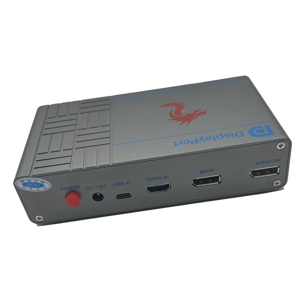 CapDMA Video Overlay Box 4K Adaptive Fuser HDMI-compatible DMA Video ProcessoNq