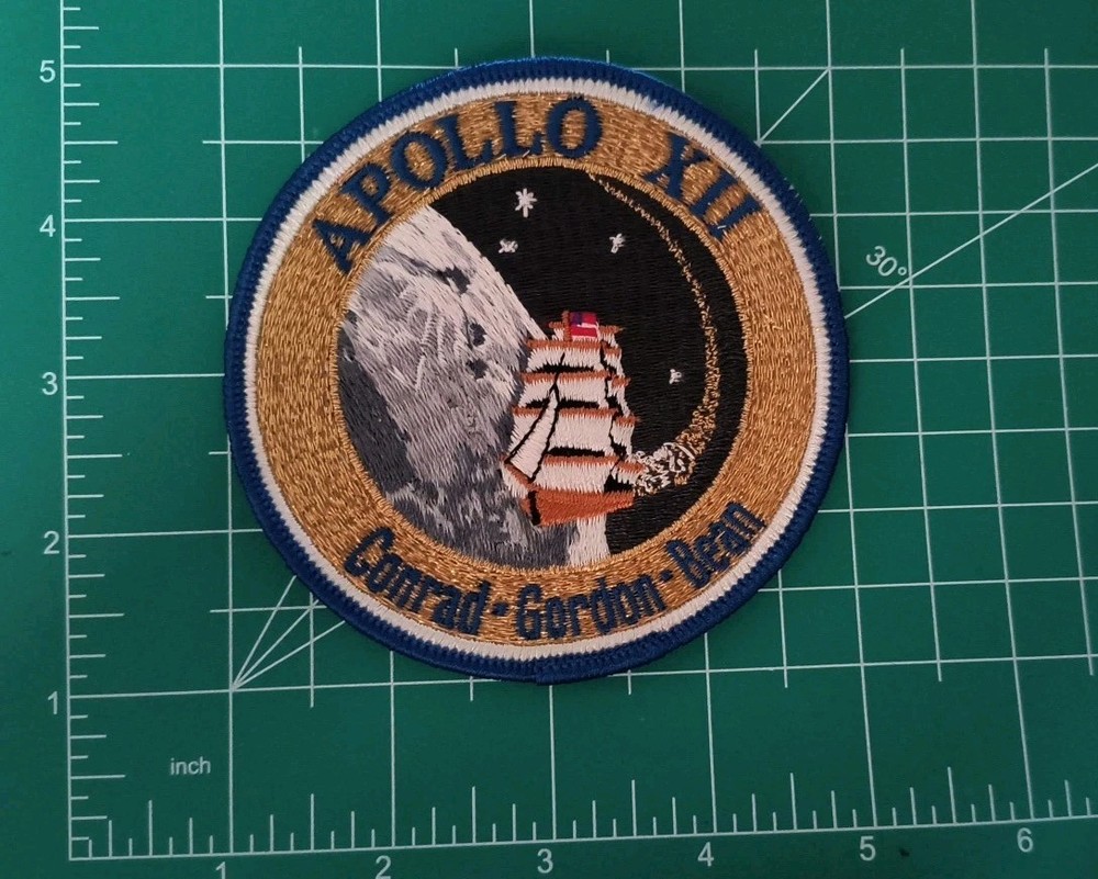 Vintage Apollo 12 Patch Conrad Gordon Bean