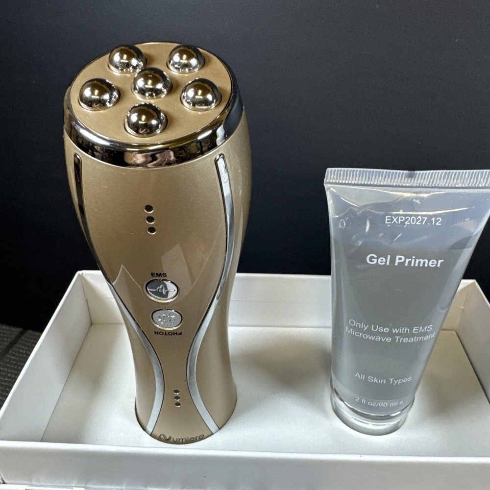 NUMIERE PLUS Microcurrent And LED Wrinkle Reducing Device With Gel - Open Box