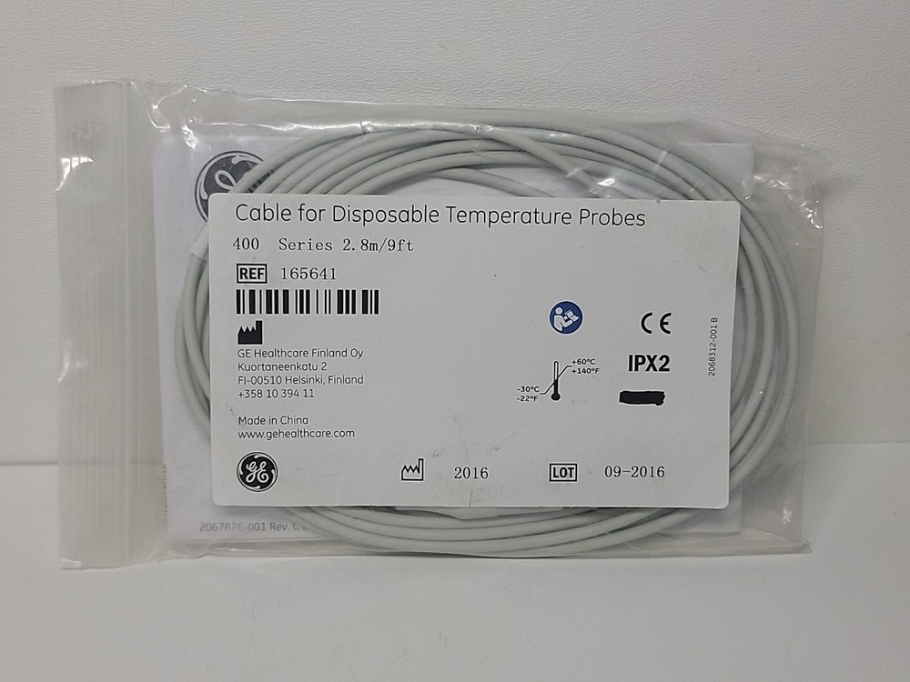 GE Temperature Probe CABLE 400 SERIES 2.8m/9ft Ref 165641 New