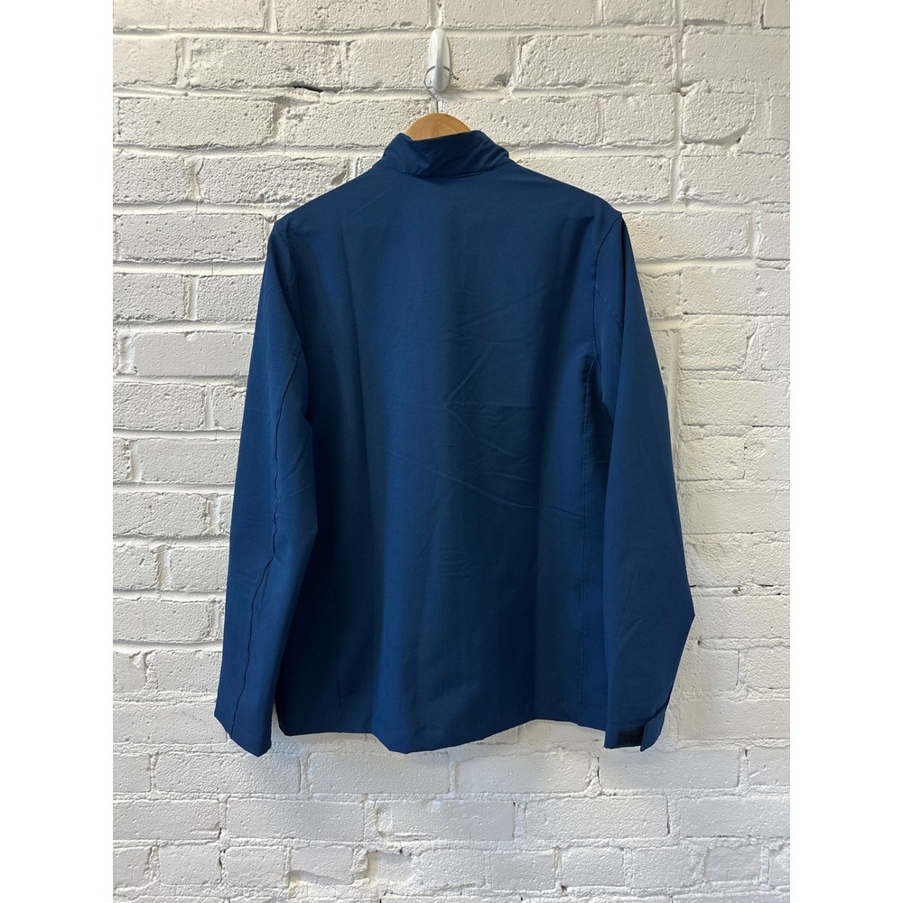 Softshell Navy Blue Jacket Mens M Dadcore Minimalist Everyday Quiet Utility