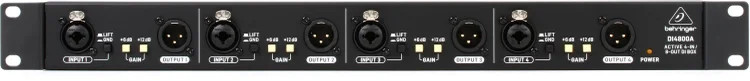 Behringer DI4800A Professional 4 Channel Active DI-Box