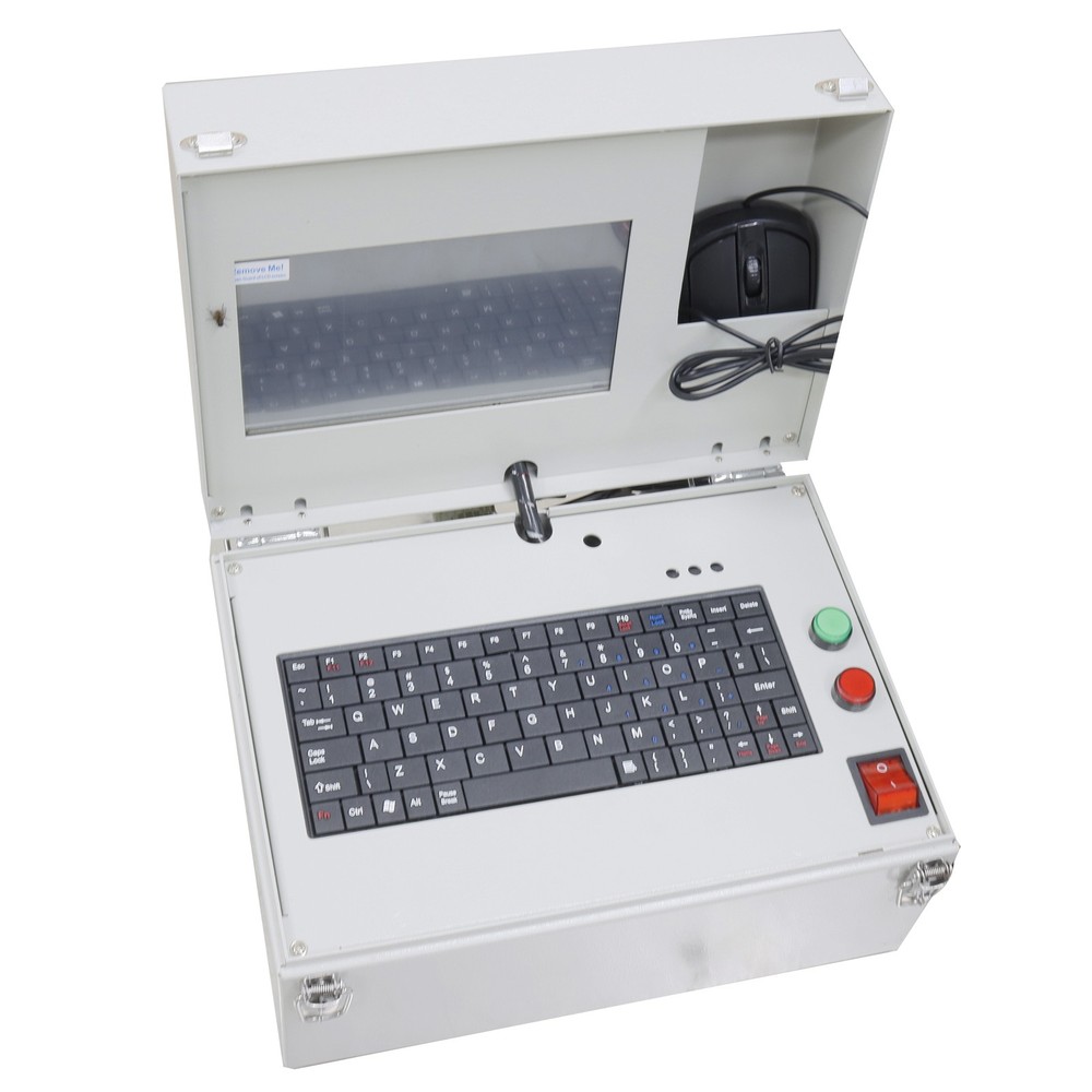 Metal Marking Machine 7in Pneumatic Dot Peen Marking Machine + Rotary Attachment