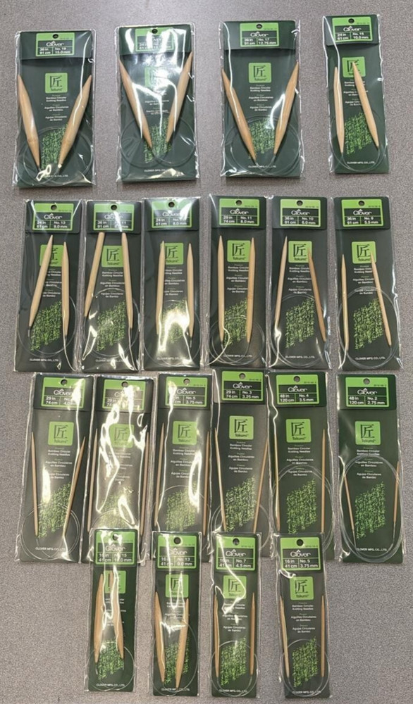 Clover Takumi Bamboo Circular Knitting Needles