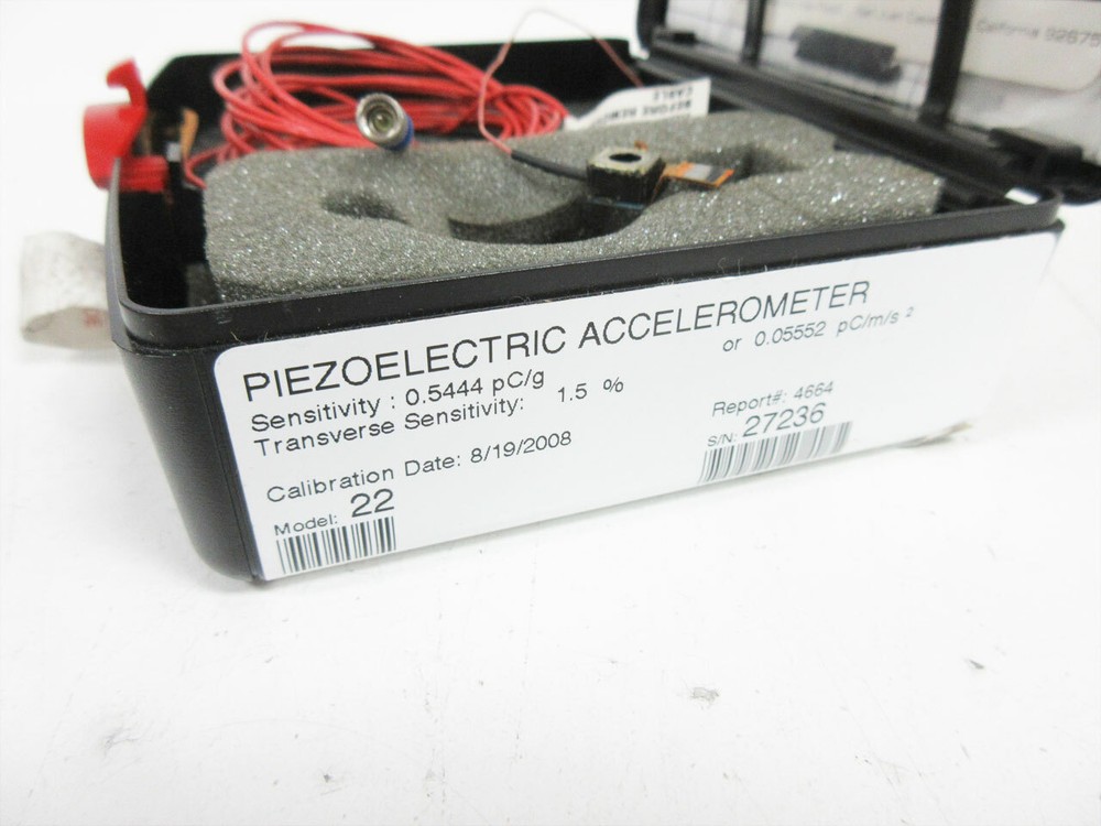 ENDEVCO 22 MINIATURE PE PIEZOELECTRIC ACCELEROMETER