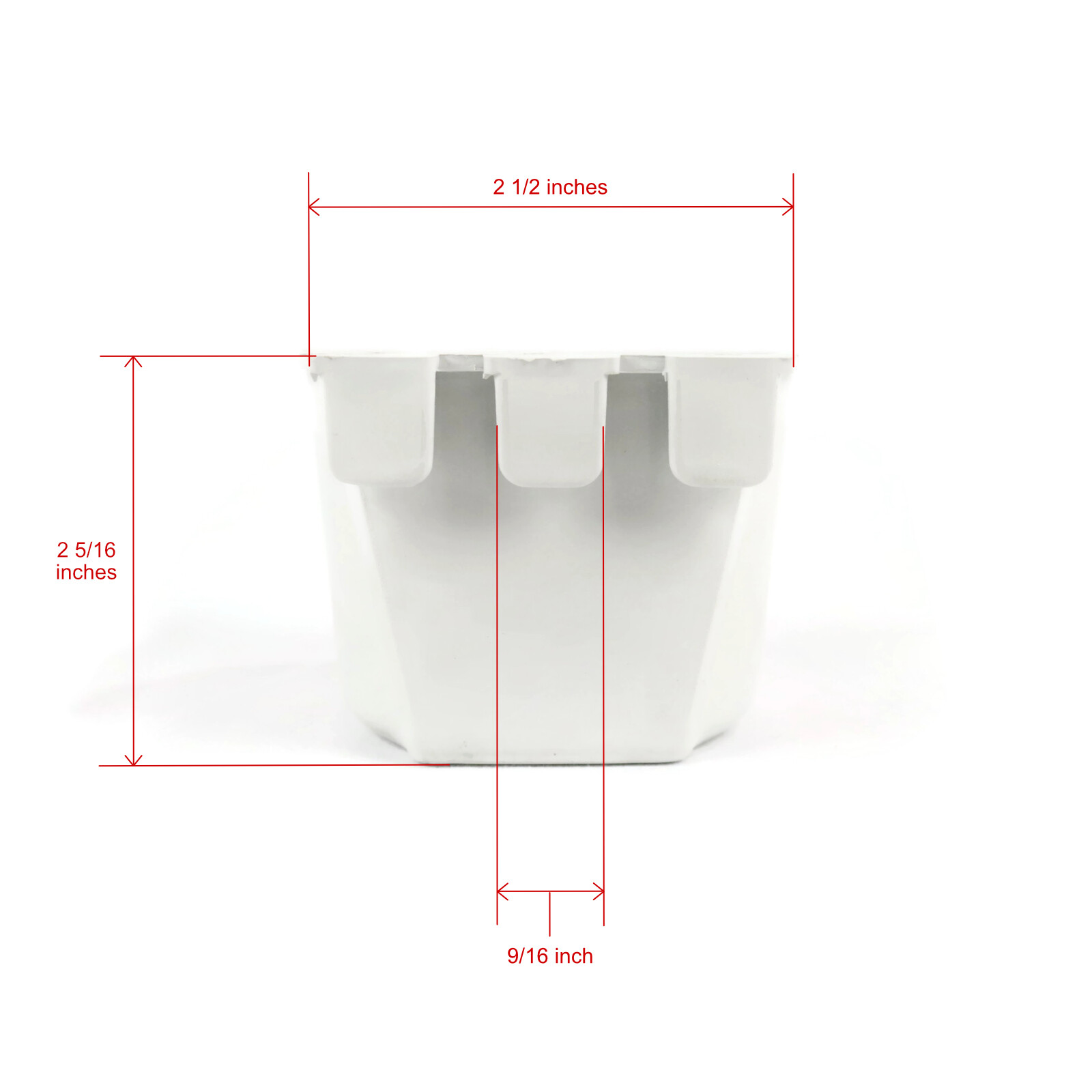 (Pack of 36) Gray Cage Cups hold 0.5 Pint / 8 fl oz to Hang Feed & Water for Pet