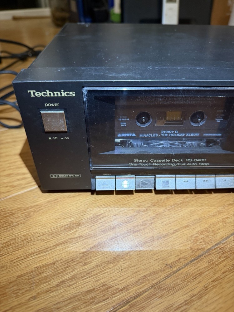 Technics RS-D400 Cassette Deck Tested Good