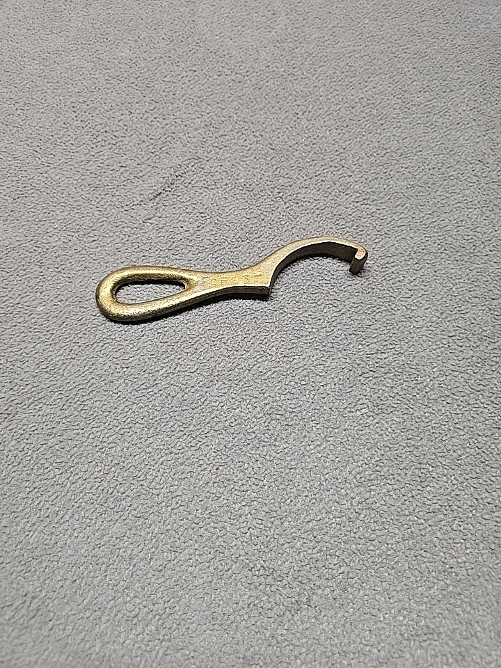 Vintage Brass Hydrant Spanner Wrench Non Sparking Tool Fireman