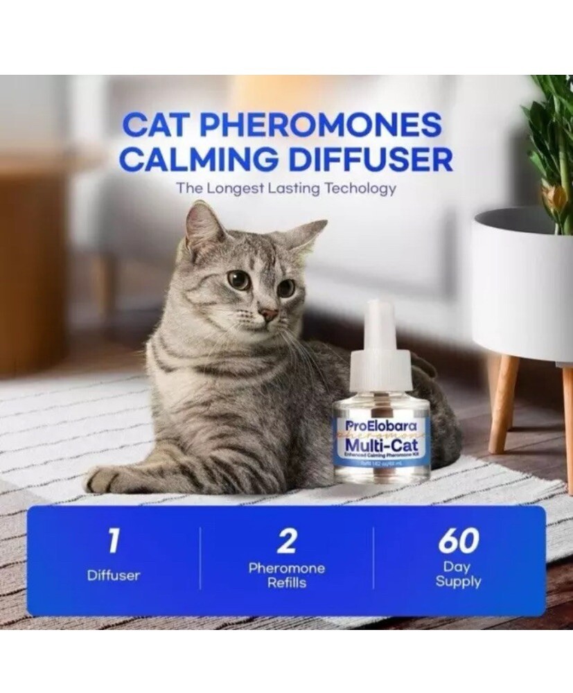 Cat Calming Pheromone Diffuser: Cat Calming Pheromones Diffusers for Multicat