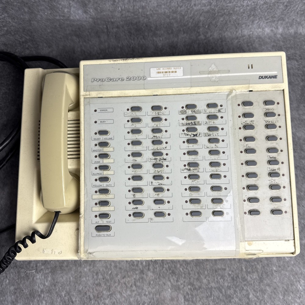 Dukane ProCare 2000 w/ Handset - Untested