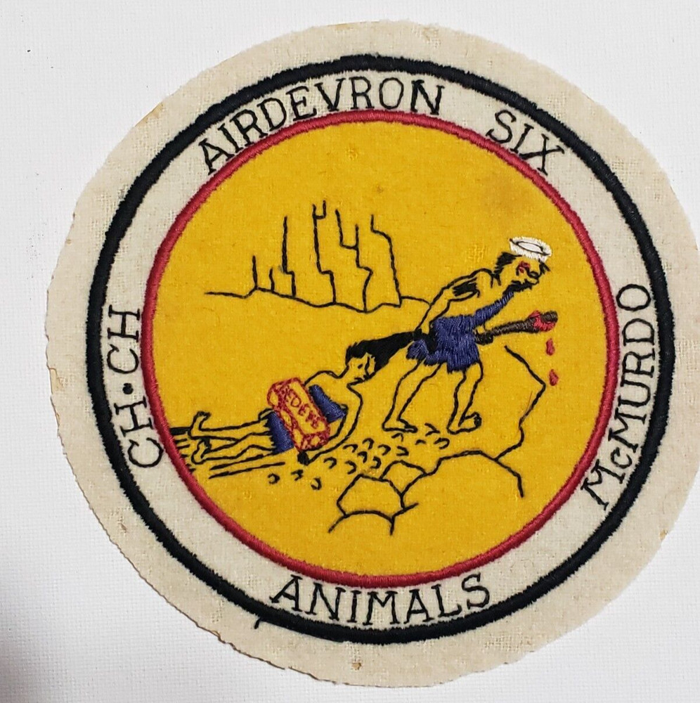 Operation Deep Freeze Original 1960's Antarctica AIRDEVRON 6 FLIGHT JACKET Patch
