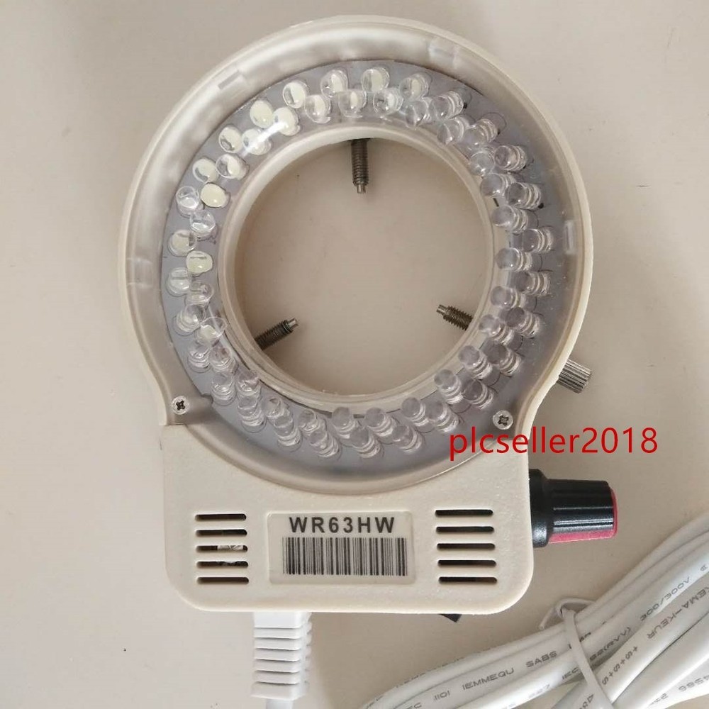 56 LED Adjustable White LED Ring Light Illuminator for Nikon Olympus Microscope
