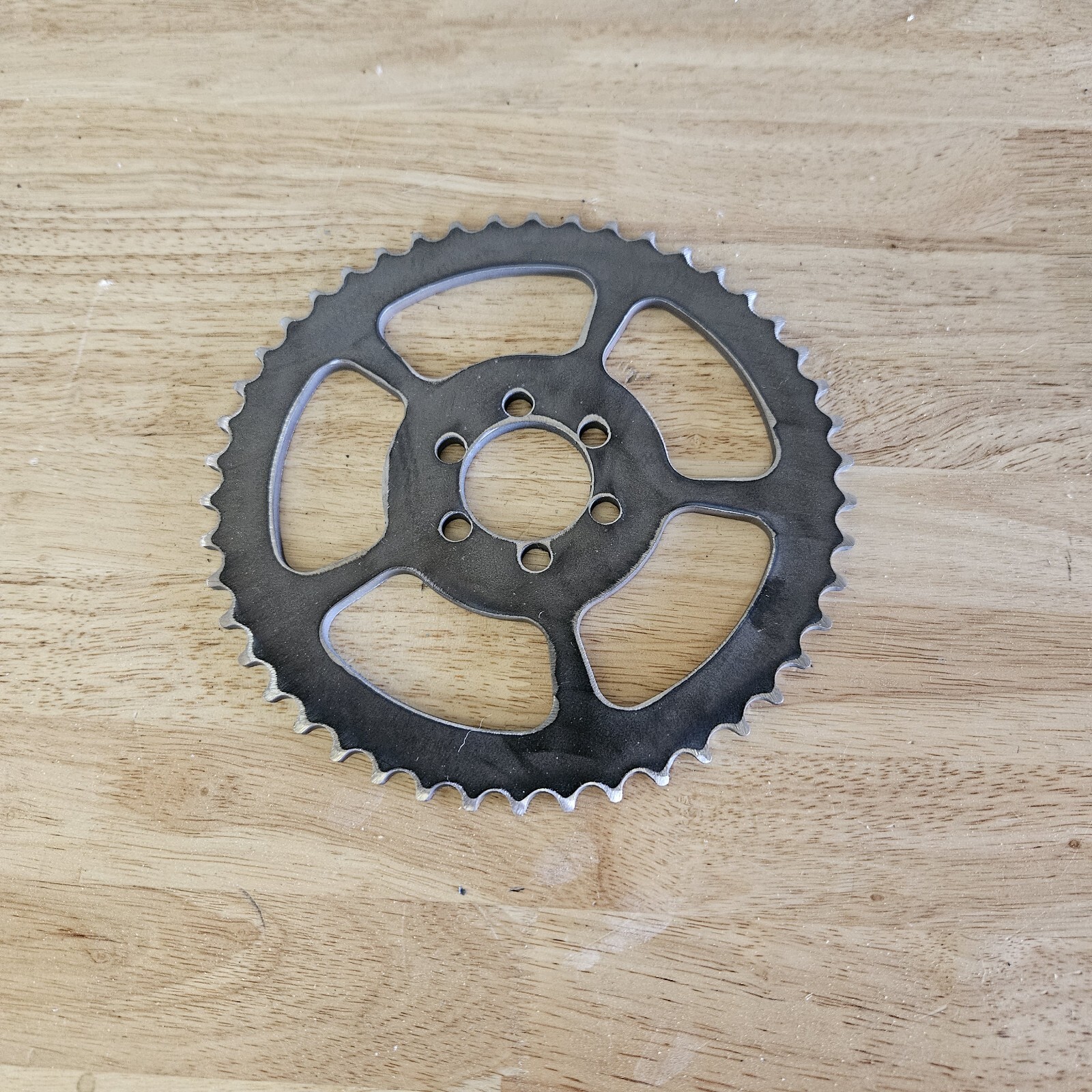 Any Tooth Sprocket Steel NEW #420 Chain 6 Hole Design - Design may vary