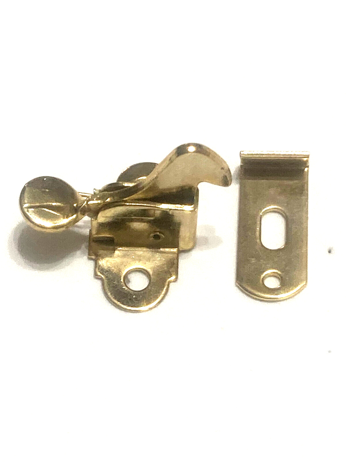 Antique Elbow Catch Brass Plated  Lever latch spring lock cabinet new