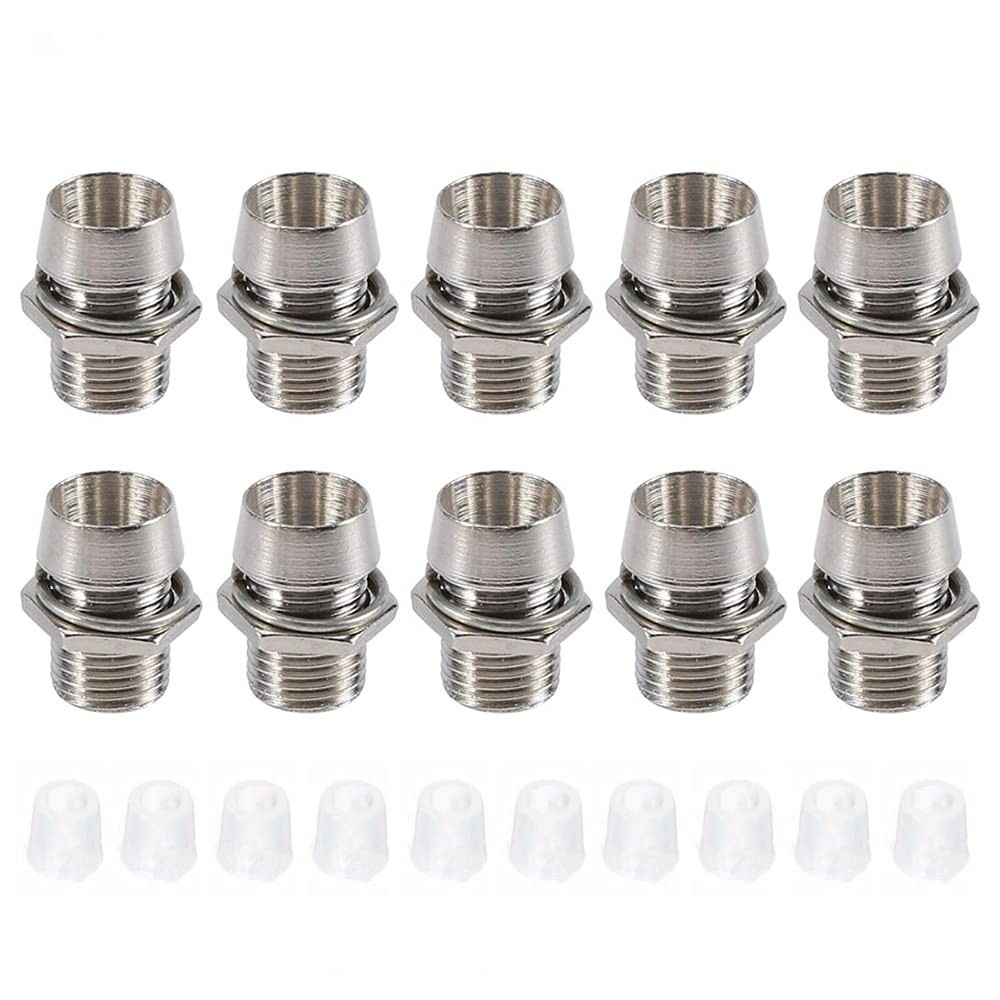 30 Pcs 3mm LED Holder Bezel, Panel Mount Display Socket for Round Lamp Bulb