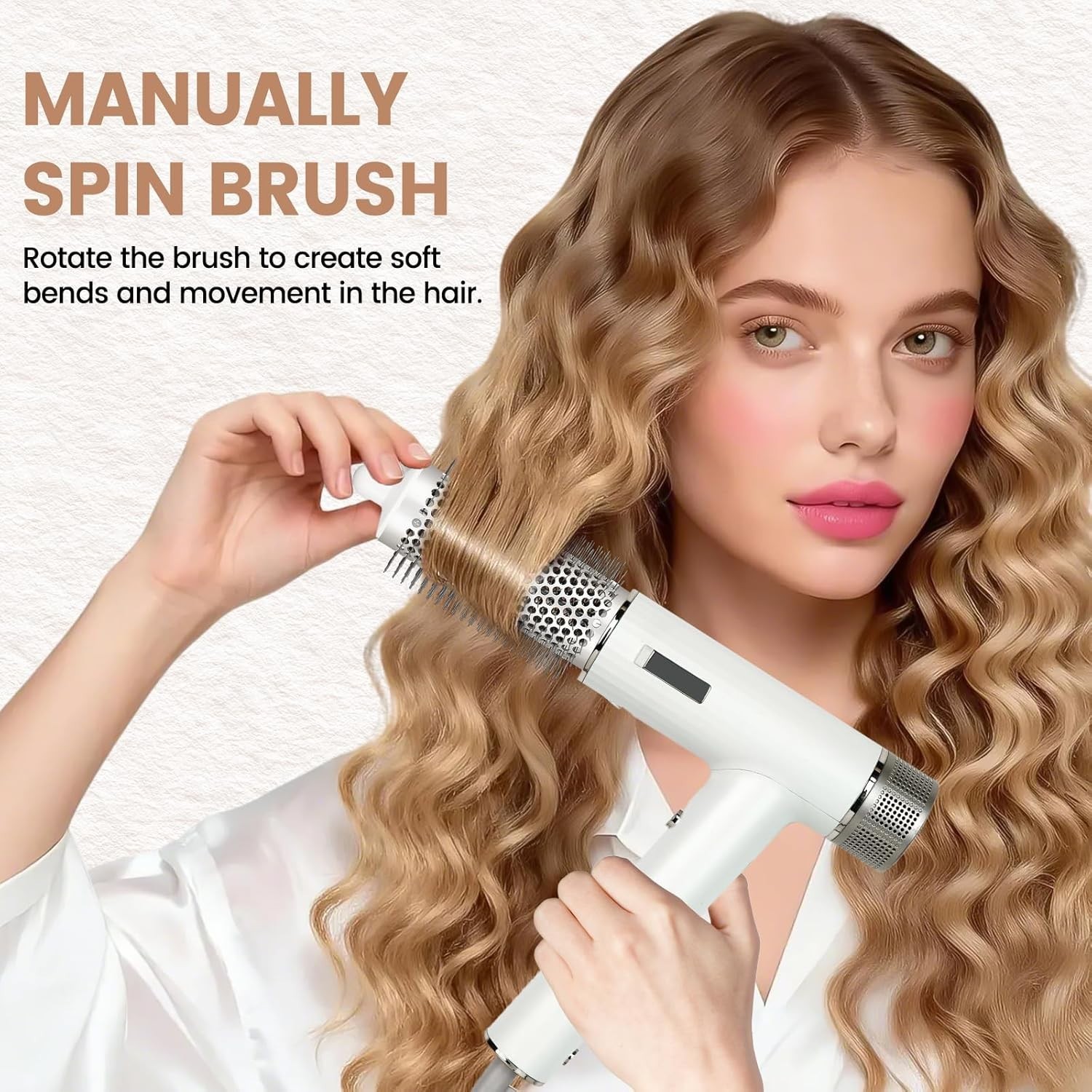 Round Brush Attachment for Shark FlexStyle HD300 Series Blow Dryers Attachments