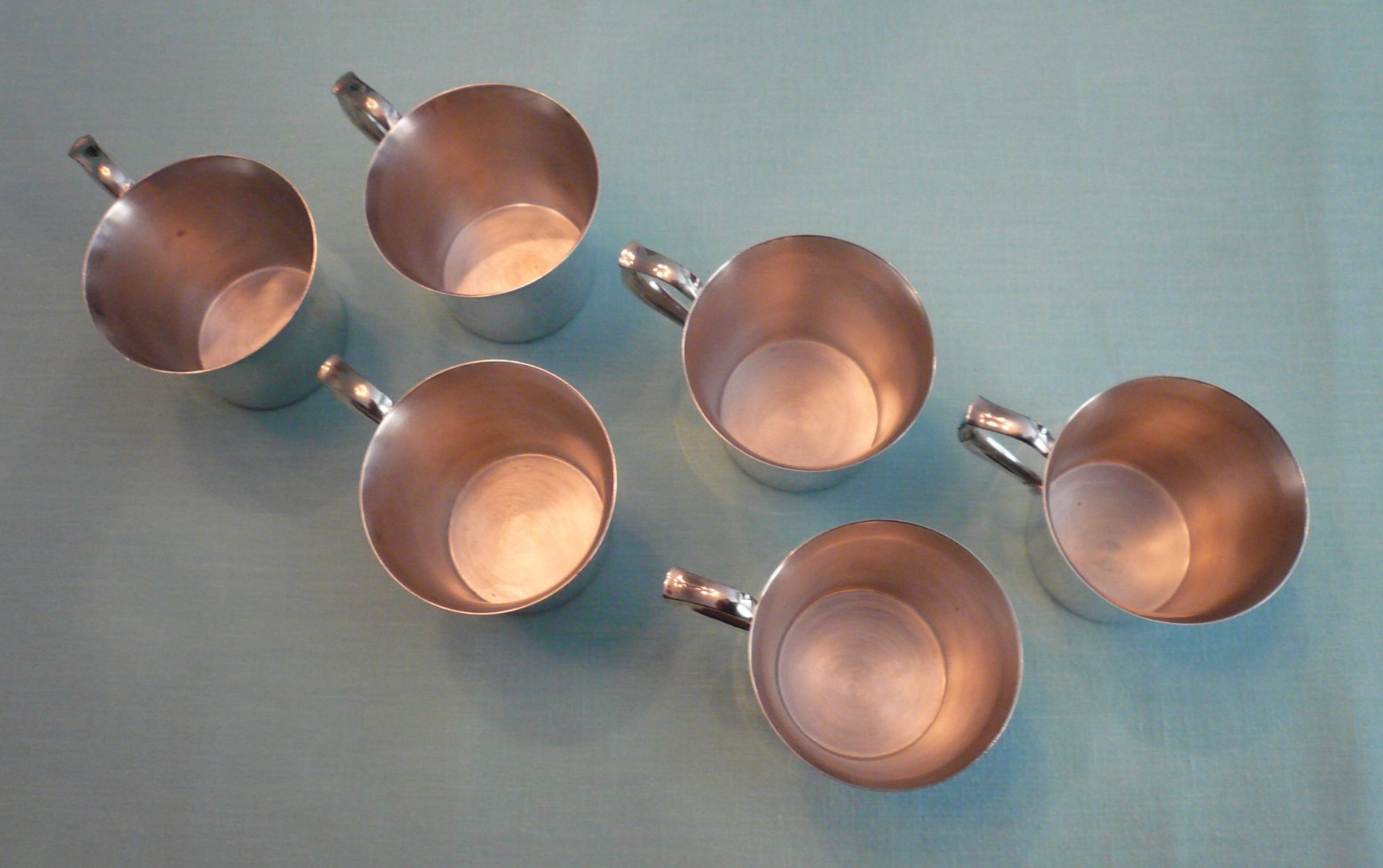 Wallace Set of 6 Punch Cups 6oz Baby Cups Silver Plated