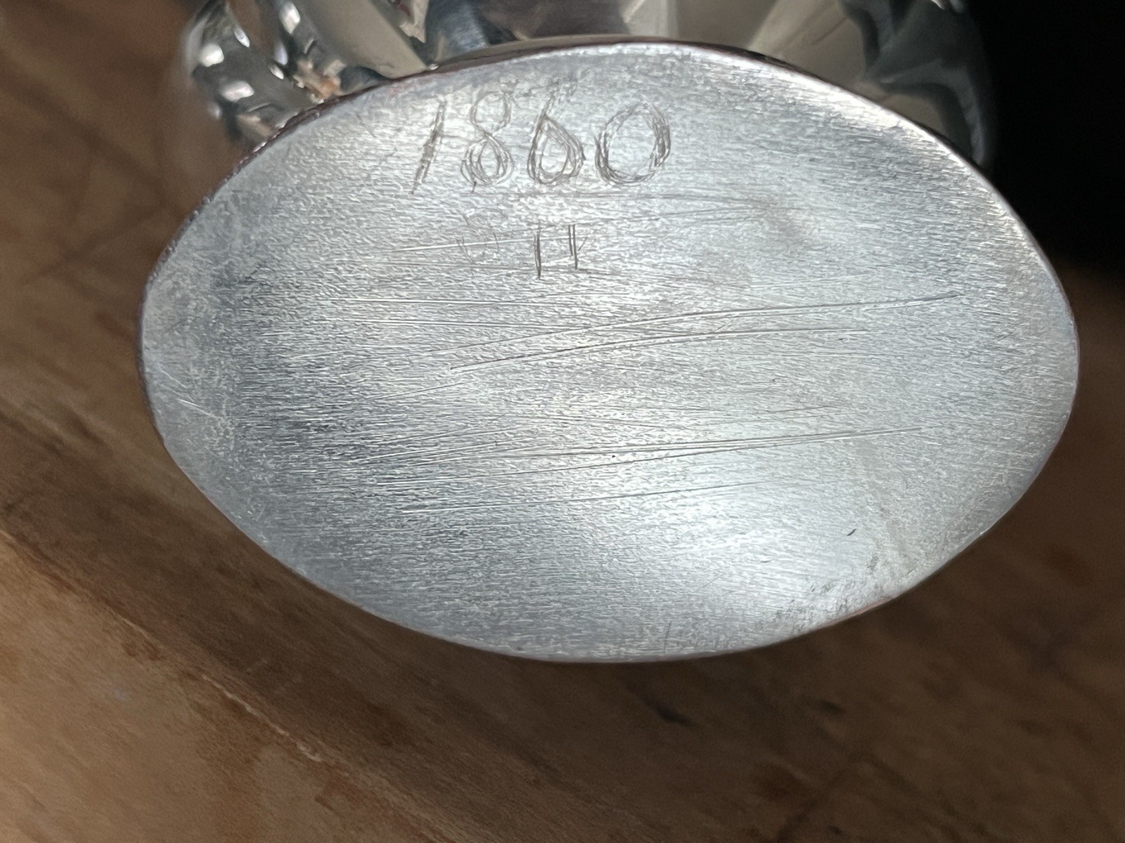 Vintage Silverplate on Copper Muffineer Sugar SHAKER 7 1/4" Tall