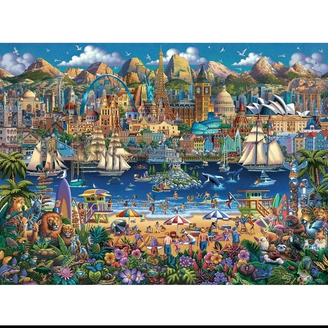 Buffalo Games Interlocking Jigsaw Puzzle 1000 PC