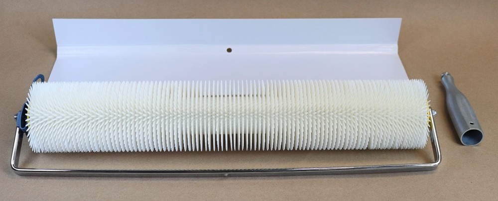 Spiked Screeding Compound Roller 19" Wide Flooring Leveling Tool Backsplash