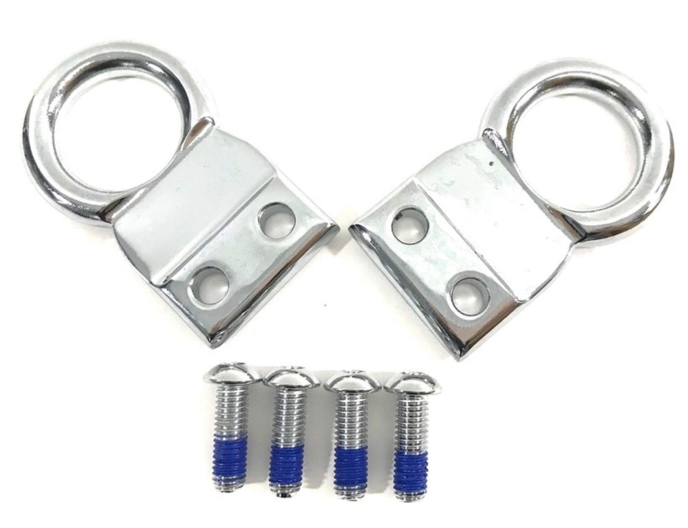 Indian Tie Down Brackets Chrome Motorcycle Roadmaster Chieftain CHROME