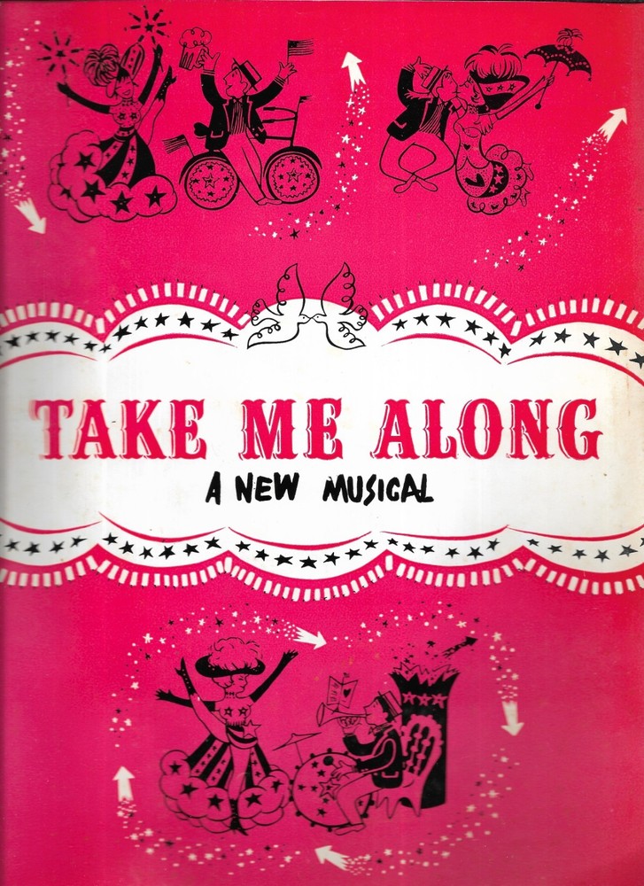 VINTAGE TAKE ME ALONG MUSICAL PROGRAM JACKIE GLEASON WALTER PIDGEON