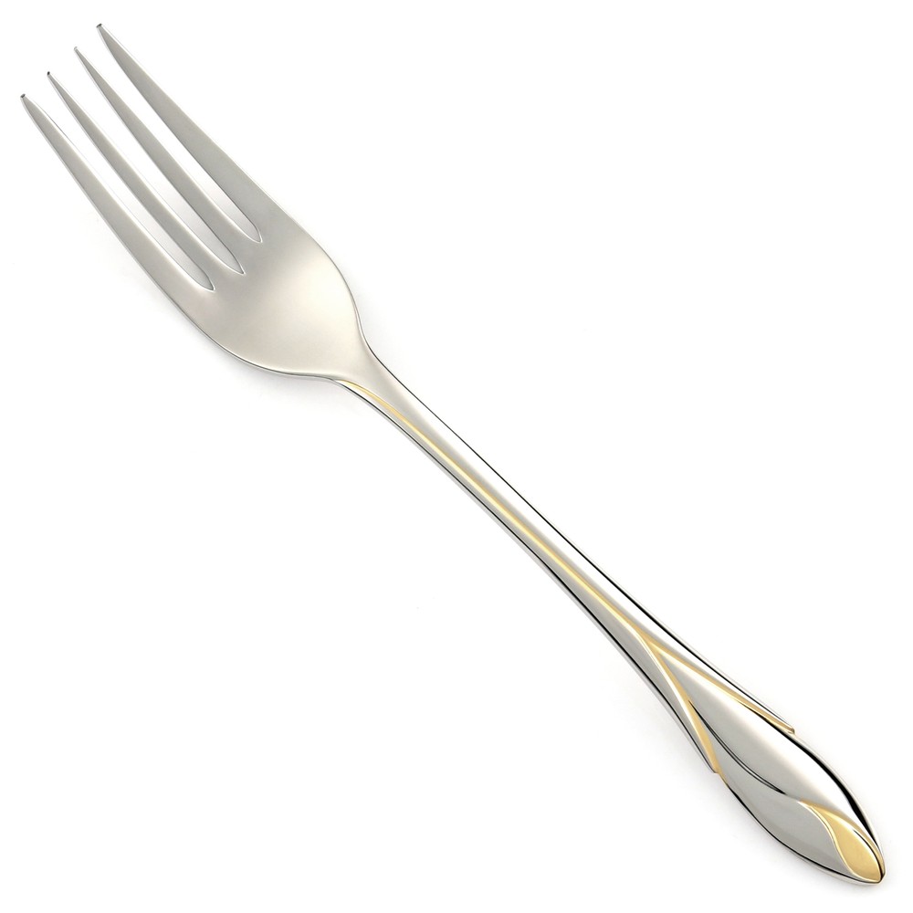 Yamazaki IRIS GOLD ACCENT Stainless 18/8 Japan Silverware CHOICE Flatware