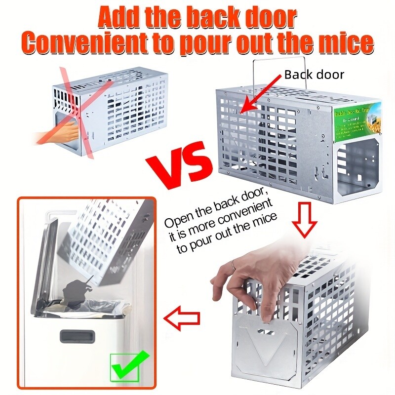 Continuous Mouse Trap Mouse Cage - Rodent Control - All Mice Can Enter