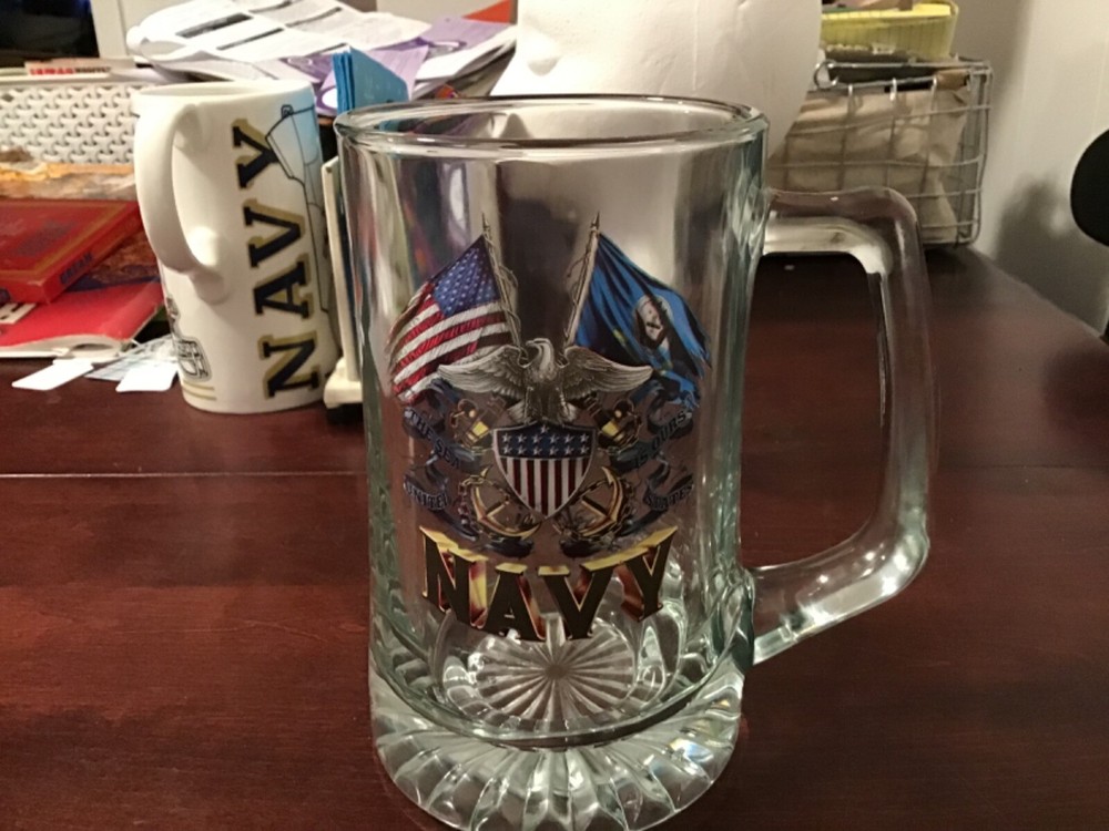 Navy Beer Mug