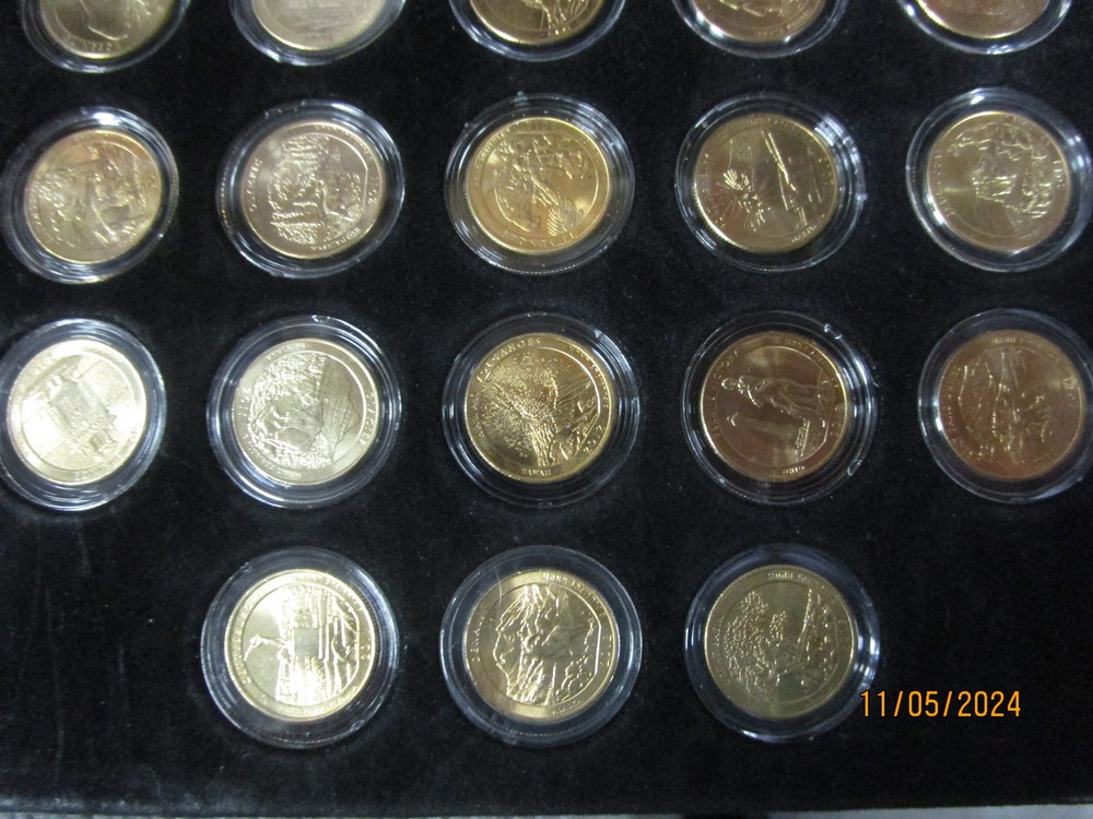 111 Uncirculated Gold State Quarters