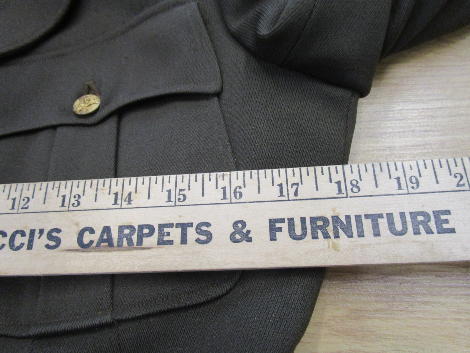 Lot of 2 US Army Wool Officer Jackets 1940's WWII Military Collectibles 36R