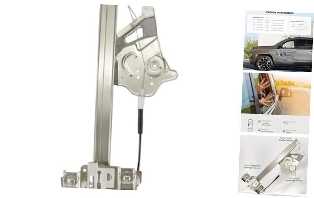 Front Driver Side Power Window Regulator Without Motor for Buick LeSabre 2000