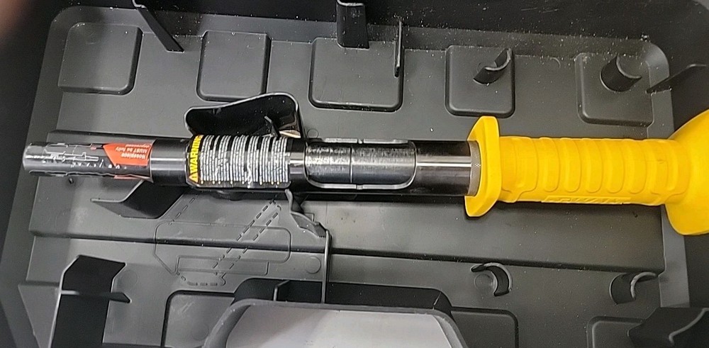 Dewalt P1000 Single Shot Actuated Hammer Tool, Cordless Drill Case, UNTESTED