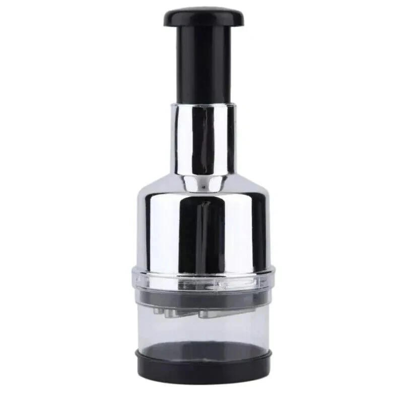 Manual Hand Press Garlic Onion Vegetable Chopper Cutter Dicer Food Processor