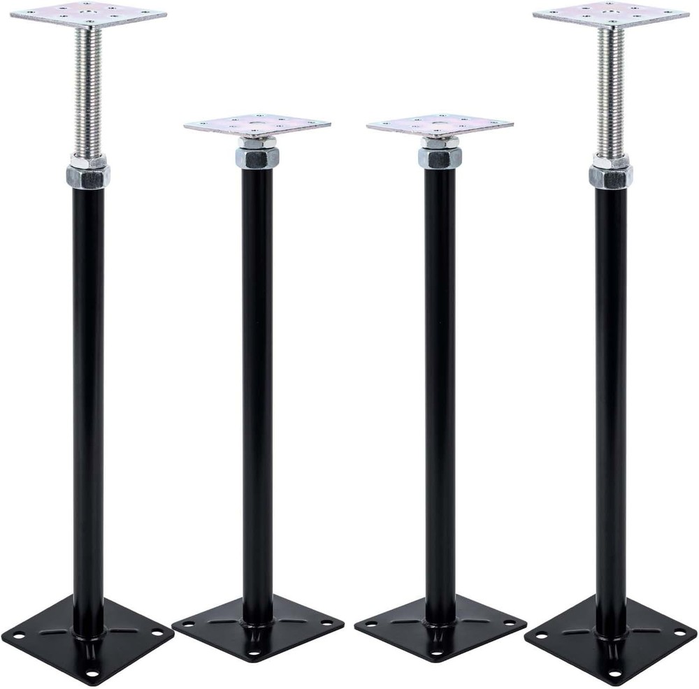 High Carbon Steel Adjustable Jacks, 16-20" Post for Structural Support