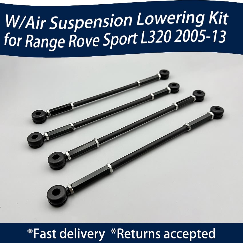 💥for RANGE ROVER SPORT L320 2005 - 2013 Fully Adjustable Lowering Link full kit