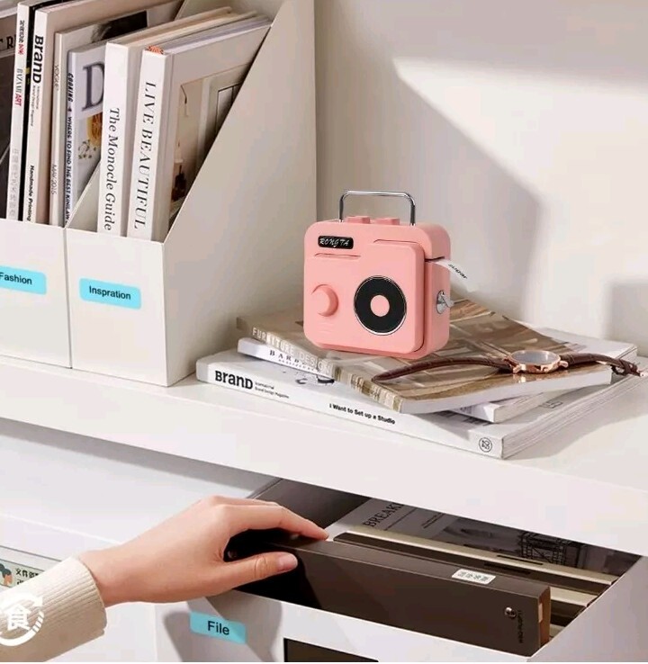 Label Maker Machine with Tape, Bluetooth Label Printer,Mini Label Makers