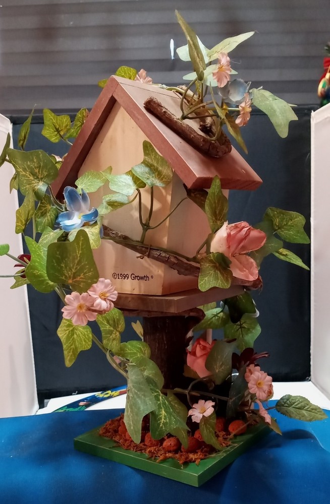 VINE COVERED BIRDHOUSE