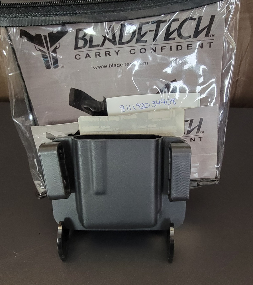 Blade-Tech Eclipse Rifle Single Magazine Pouch - Black - Clip Attachment