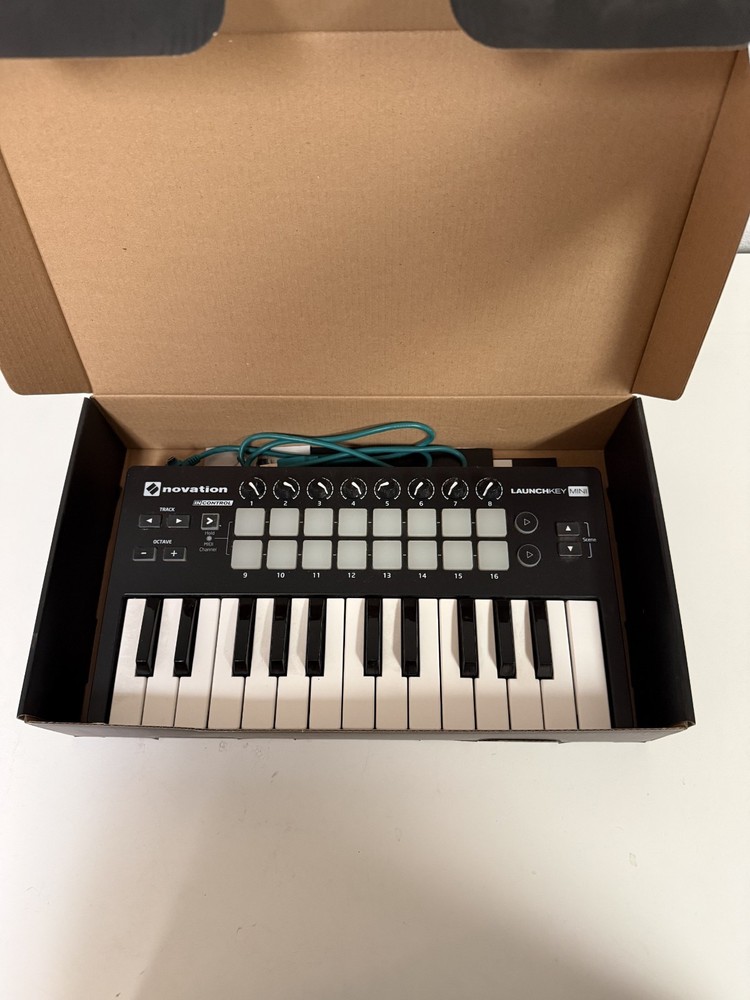 Novation Launchkey Mini MK2 MIDI Keyboard Controller (Open Box Cord Included)