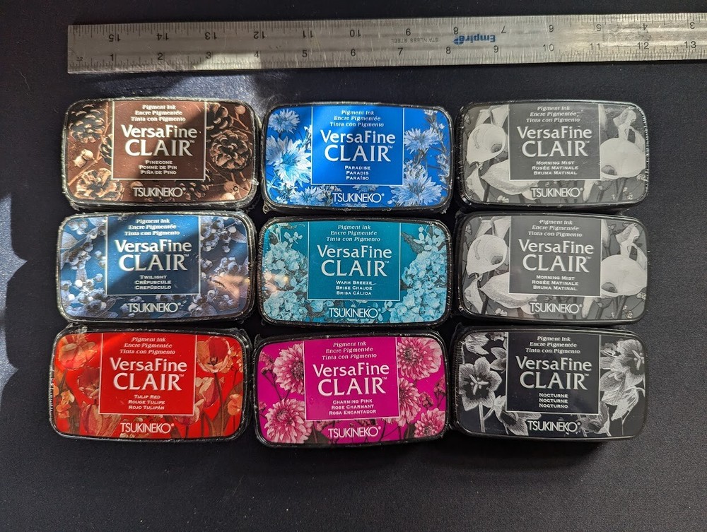 Tsukineko Versa fine Clair Inks