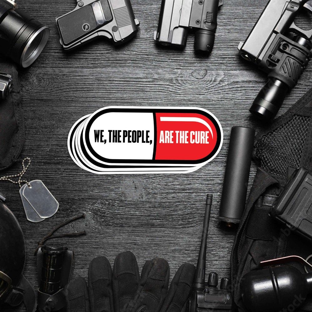 We the people are the cure Vinyl Decal