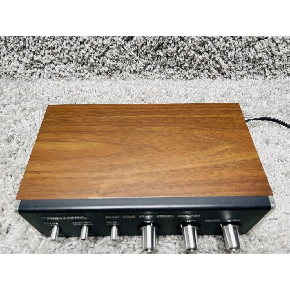 Realistic SA 10 Solid State Stereo Amplifier Brown Black Model 31 1982B 12W