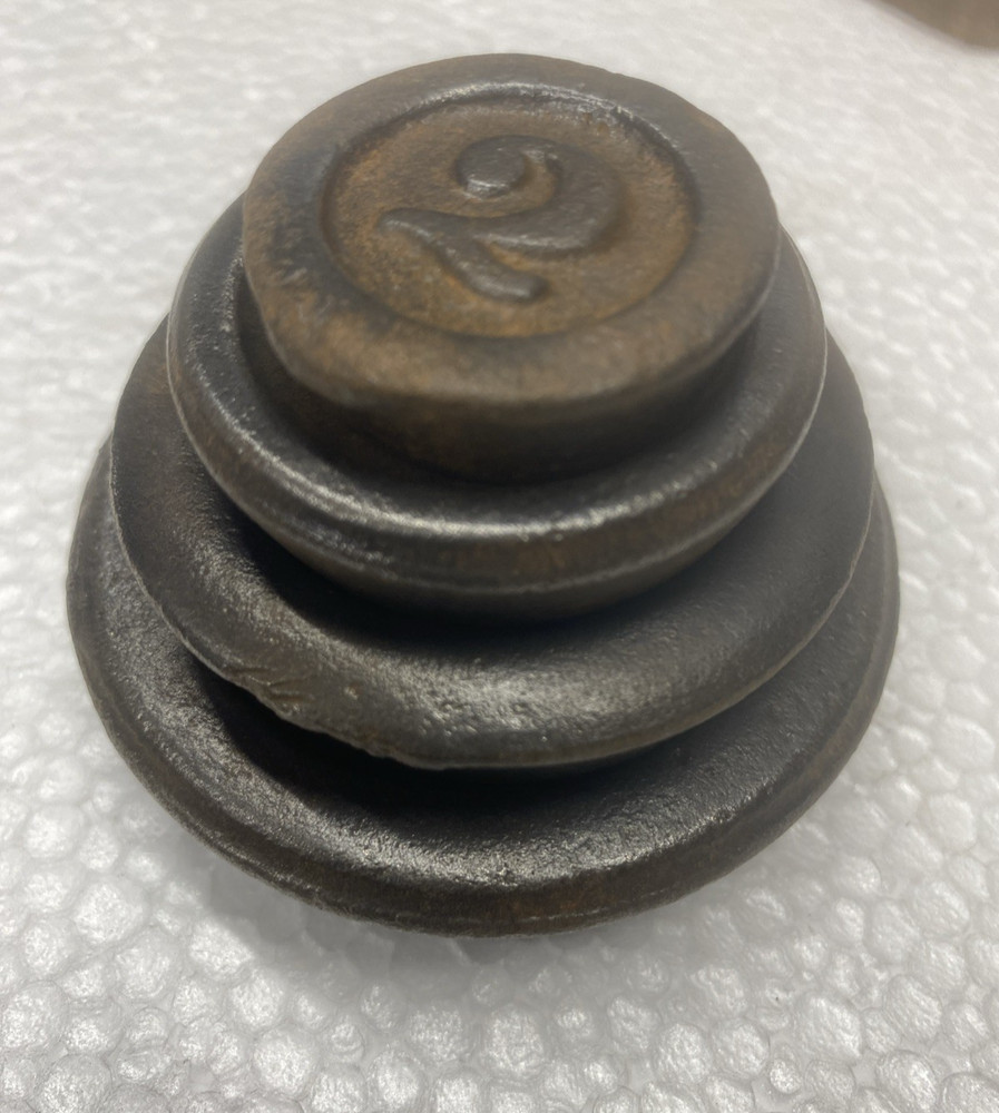Antique Country Store Weights  Stackable    2, 4, 8, 1   DW-14