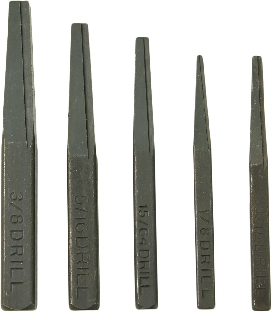 CTA Tools 9030 Fluted Screw Extractor Set, 5-Piece Multi